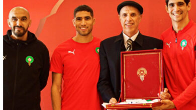 The Royal Moroccan Federation Holds a Tribute Ceremony Honoring Former International Players from the Eastern Region