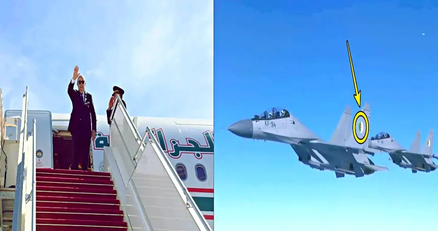 Wide Controversy After Fighter Jet Squadron Escorts Tebboune’s Plane on His Trip to Mauritania